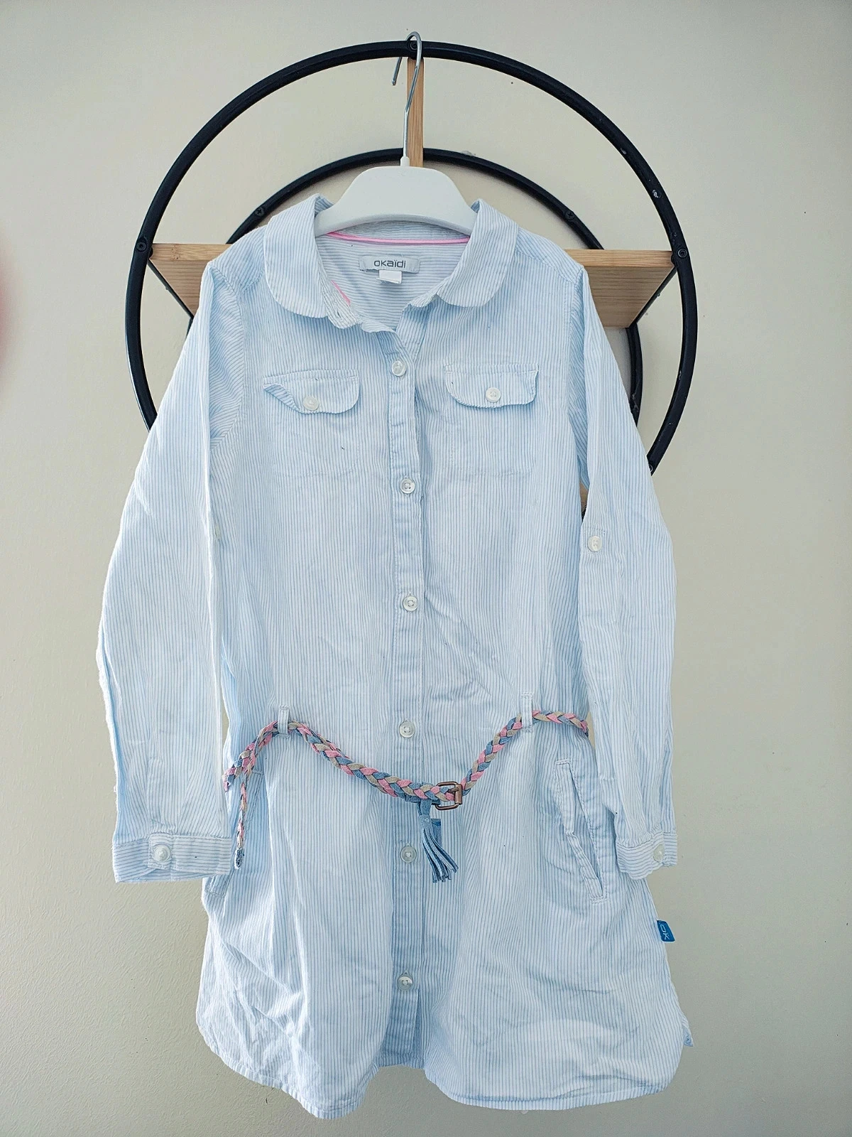 6 ans robe avec ceinture Okaïdi